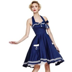 Hell Bunny Vixen Sailor Dress